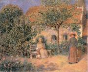 Garden scene in Brittany Auguste renoir